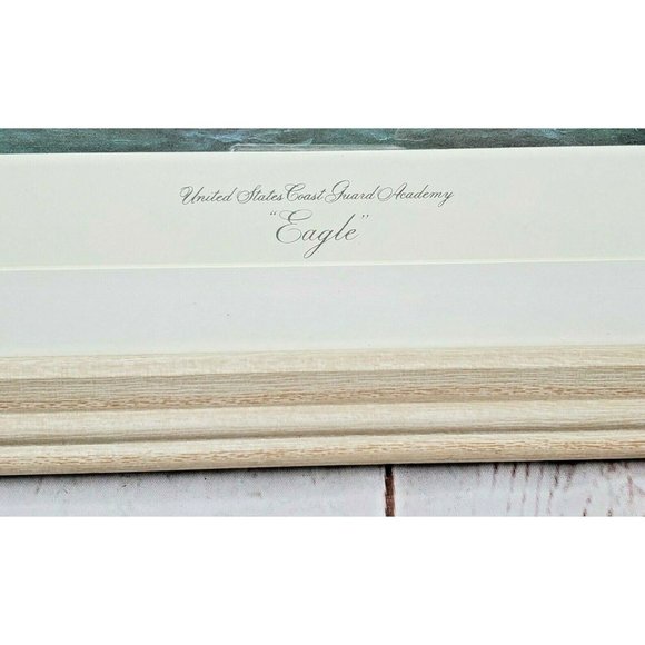 Wilton Industries U.S Coast Guard Academy Eagle Charles Chas Lundgren Painting - Picture 3 of 12